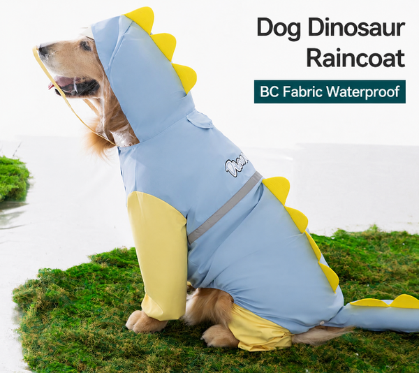 Waterproof Dog Raincoat Visor
