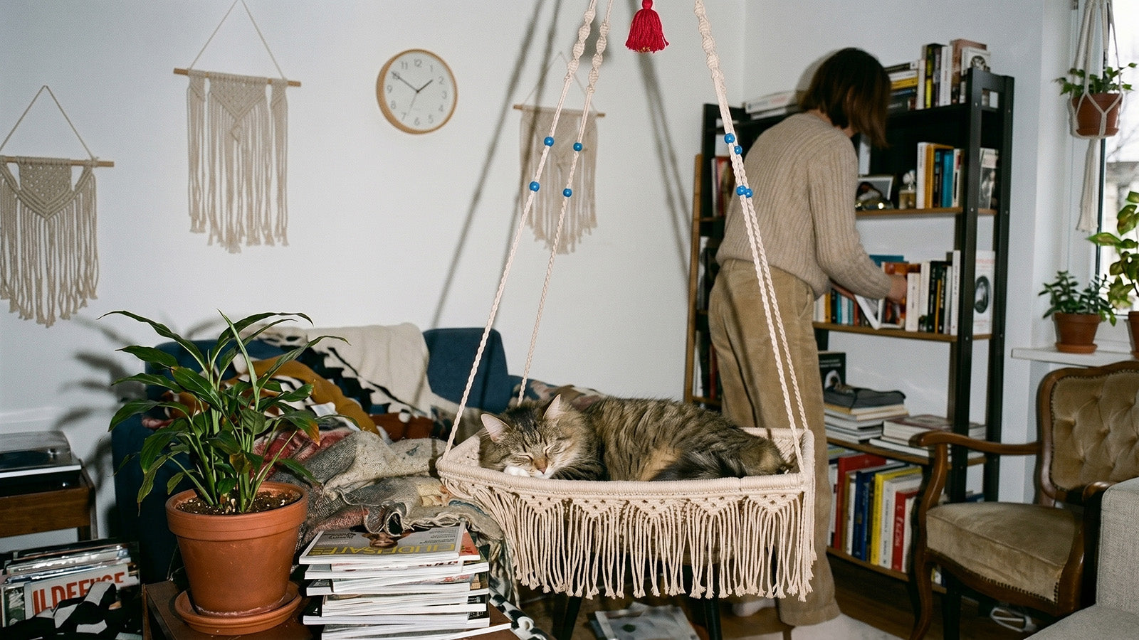 A real, messy, happy moment with a pet